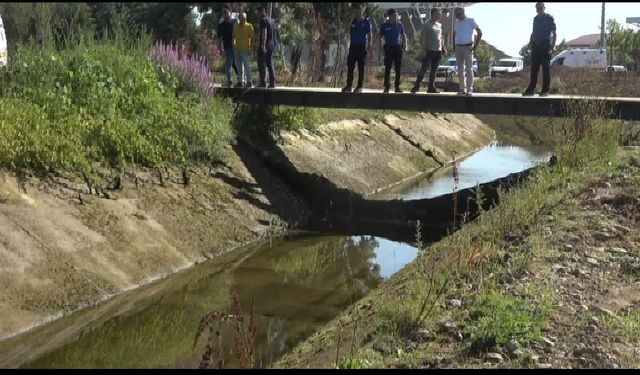 Sulama kanalında kadına ait cansız beden bulundu