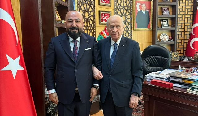 Tahsin Çimen'den Devlet Bahçeli'ye ziyaret