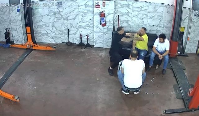 Tartıştıkları kişiyi levyeyle dövdüler