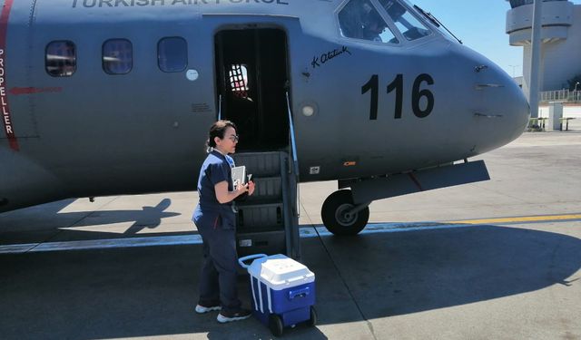 MSB: CN-235 Tipi Uçak ile Kalp Grefti Taşındı