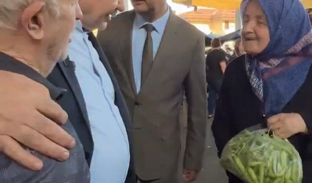 Yakup Odabaşı'ndan pazar ziyareti