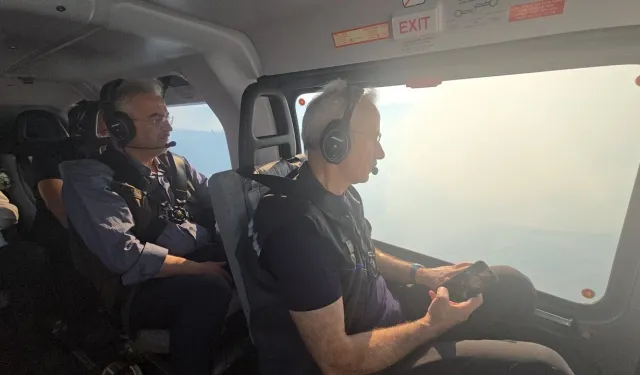 "3 helikopter ile 3 uçak havadan destek sağlıyor"