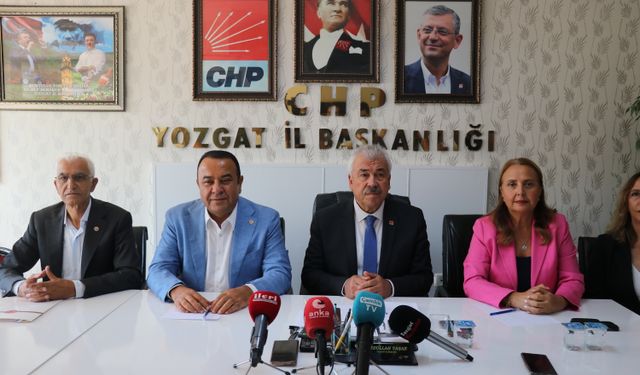 CHP Heyeti, Yozgat'ta Gazetecilerle Buluştu