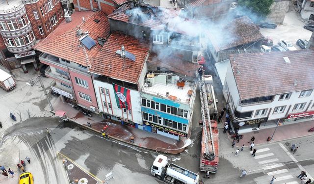 5 Katlı Apartmanda Yangın