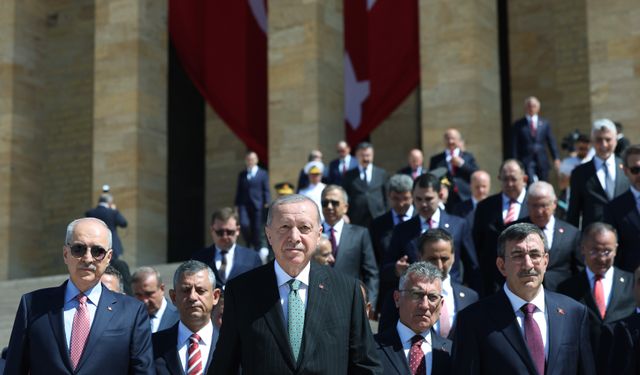 Anıtkabir'de '30 Ağustos Zafer Bayramı' Töreni