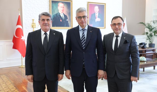 Bakan Memişoğlu ve  Adalı görüştü