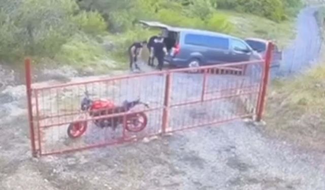 Define ararken ormanı yaktılar