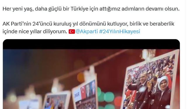 Emine Erdoğan'dan anlamlı yıl dönümü videosu