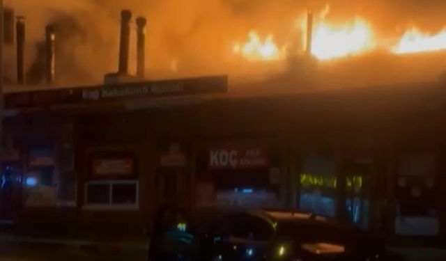 Erzurum'daki yangın evler ve otele sıçradı