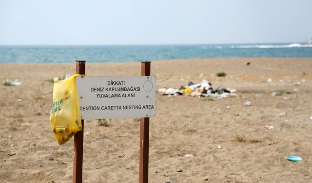 Kumköy Sahili'nde Barakalar Gitti, Çöpler Kaldı