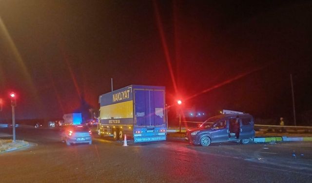 Manisa'da can alan kamyon kazası