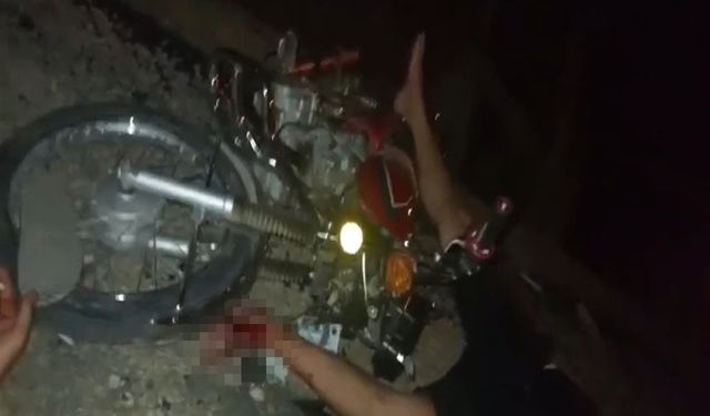 Motosikletiyle Kaza Yaptı Sosyal Medyada Yardım İstedi