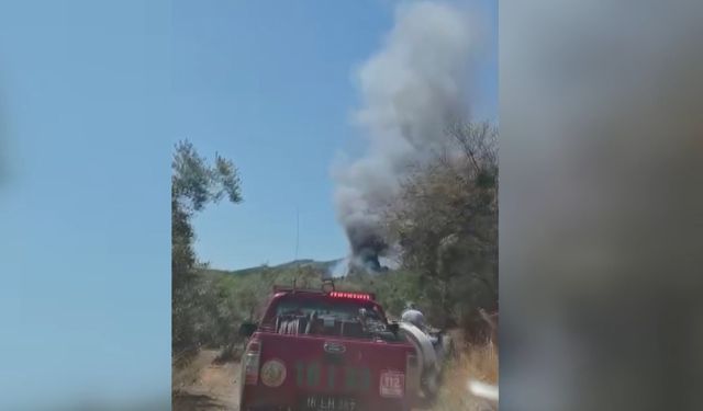 Mudanya'da bağ evinde yangın