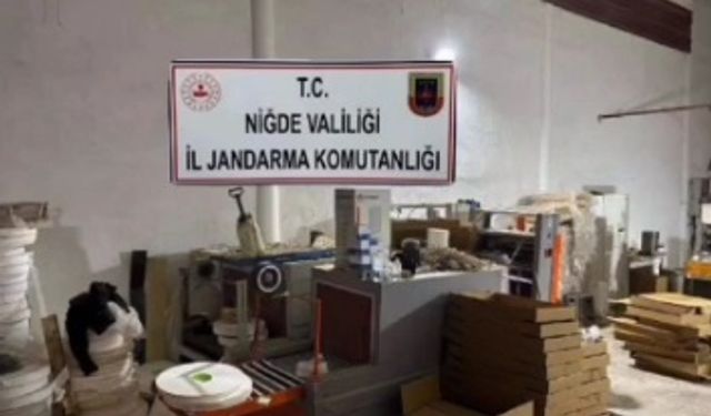 Niğde'de kaçak sigaraya operasyon
