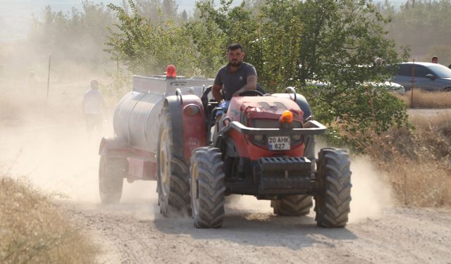 Pamukkale'de orman yangını paniği: 3 kişi gözaltına alındı