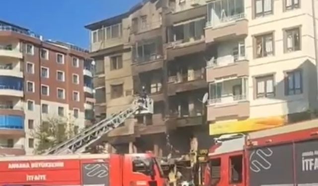 Pursaklar'da avizecide yangın