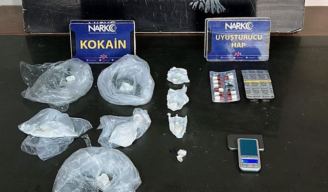 Yüreğir'de yasaklı madde operasyonu