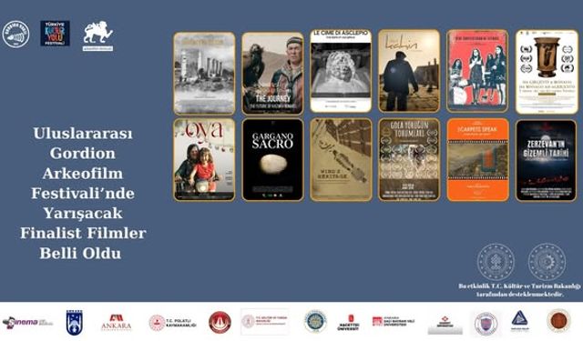 Uluslararası Gordion Arkeofilm Festivali ön elemeleri sona erdi