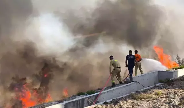 Hatay'da orman yangını devam ediyor!
