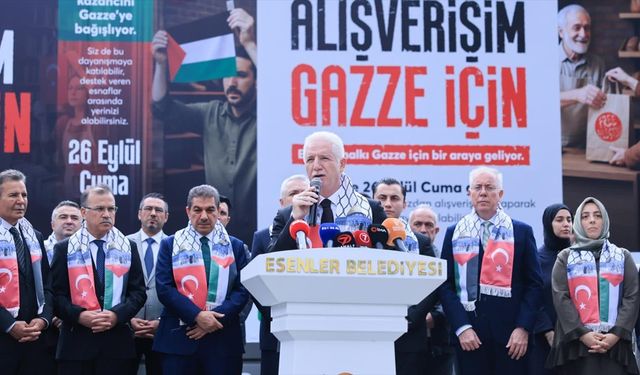 15 bin esnaf gelirini Gazze'ye bağışlayacak