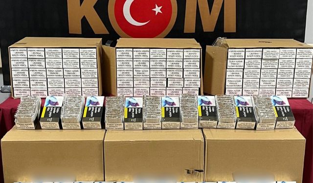 202 bin makaron ele geçirildi