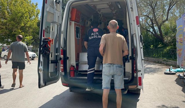 Eskişehir'de camdan düşerek yaralandı