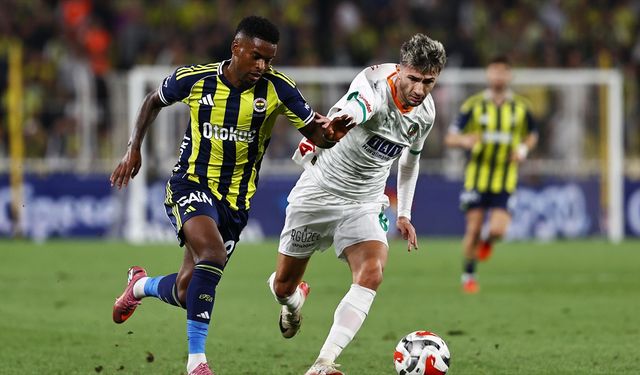 Fenerbahçe, Alanyaspor maçında 2 puanı geride bıraktı