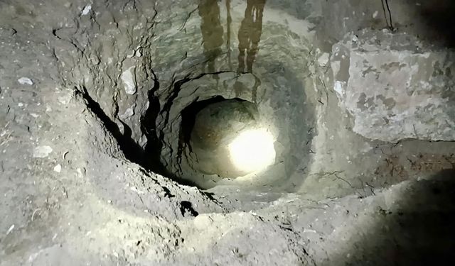 Kırşehir'de kaçak kazı yapan 2 şüpheli fotokapanda