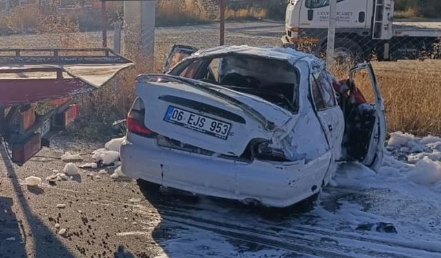 Konya'da otomobil kazası