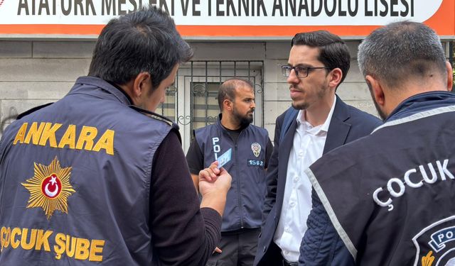 Ankara'da Okul Çevrelerinde Polis Denetimi
