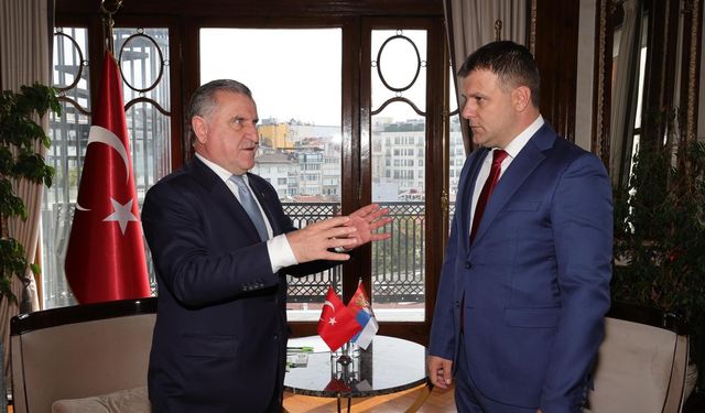 Bakan Bak Hüseyin Memiç'i İstanbul'da ağırladı