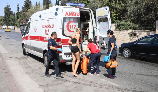 Benzin döküp evi ateşe verdi!