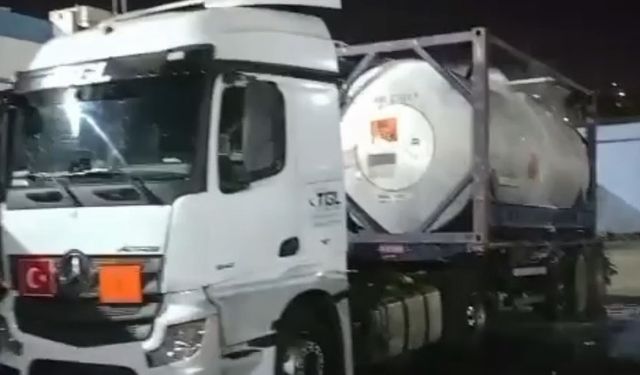 Boya Fabrikasında Kimyasal Yüklü Tankerde Sızıntı