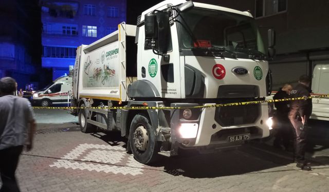 Çöp kamyonu yayaya çarparak can aldı