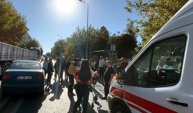 Çorlu'da otomobil yayaya çarptı