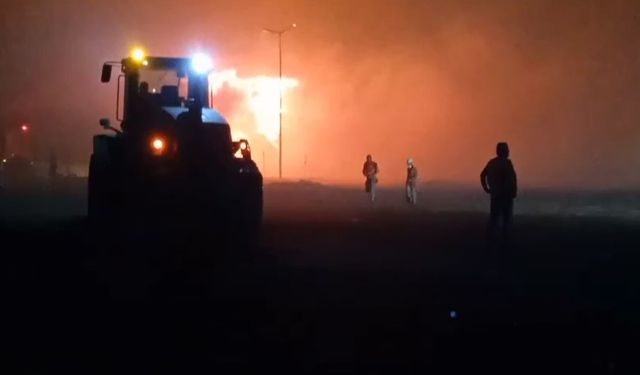 Derik'te çıkan yangın kontrol altına alındı