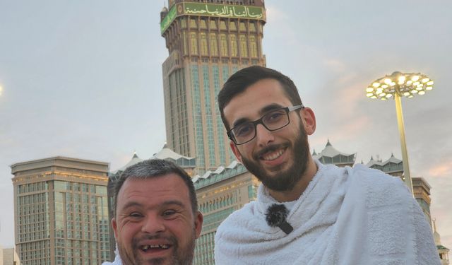 Down sendromlu Savaş'ın umre hayali gerçekleşti