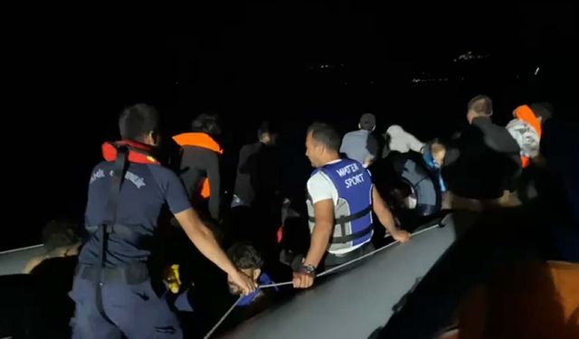 Ekipler, Çanakkale’de 43 düzensiz göçmen yakaladı
