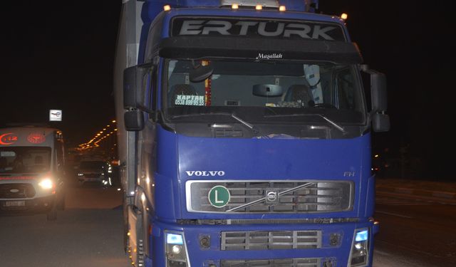 Ereğli'de TIR yayaya çarptı