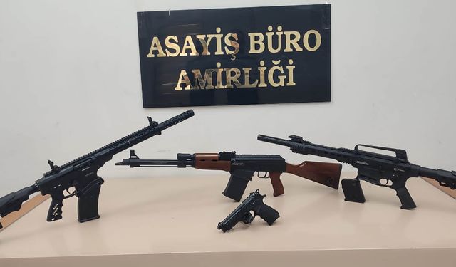 Gelin alma sırasında silahlarla havaya ateş ettiler
