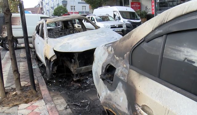 İstanbul’da 3 araç alev aldı