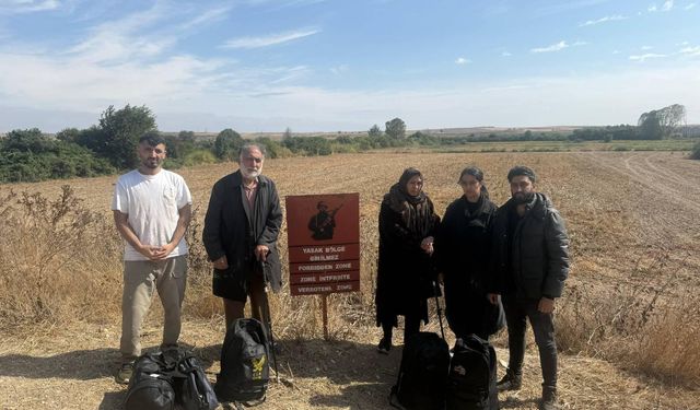 Kaçak göçmenler Edirne'de yakalandı
