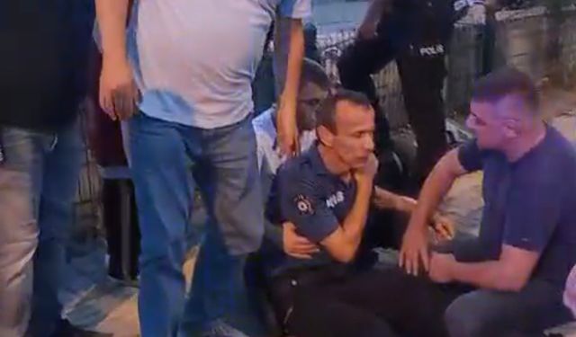 Kavgayı ayırırken yaralandı