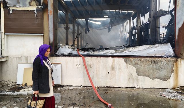 Kayseri'de mobilya fabrikasında yangın çıktı