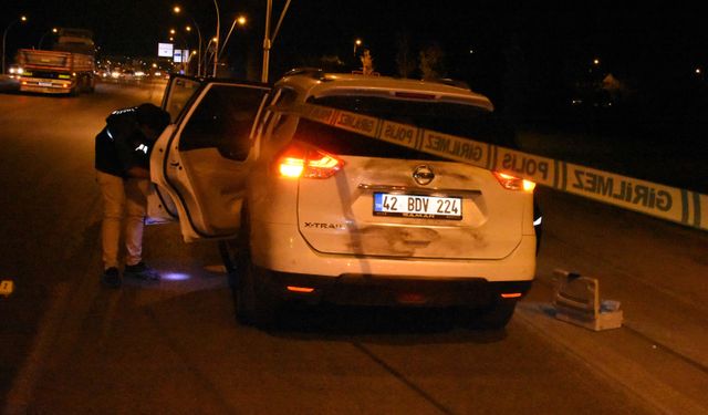 Konya'da silahlı sadırı!