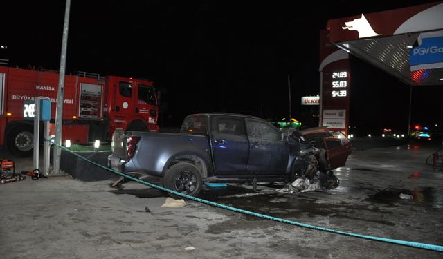 Manisa'da can alan feci kaza!