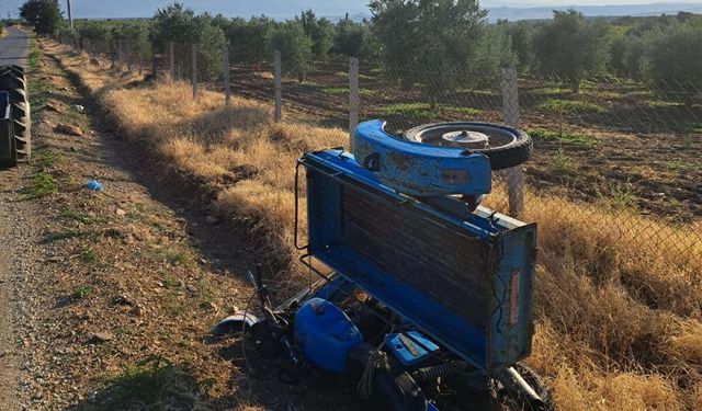 Manisa'da can alan motosiklet kazası