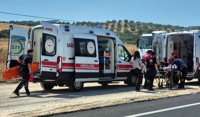 Manisa'da feci zincirleme kaza!