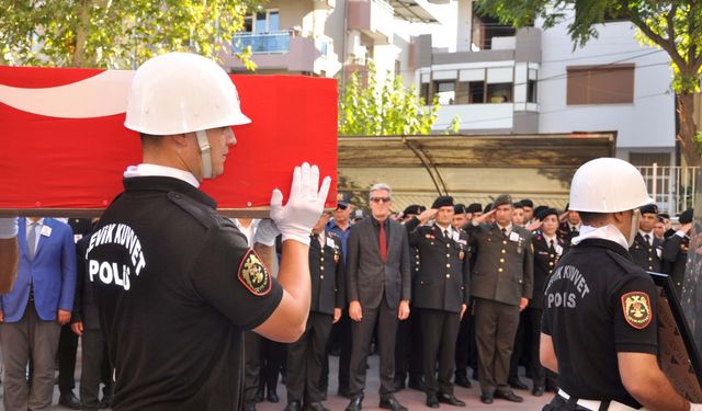 Manisa'da Polis Memuru Son Yolculuğuna Uğurlandı