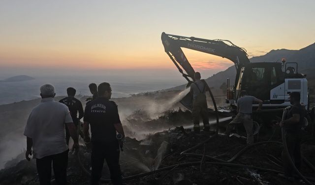 Marmara Adası'ndaki yangın söndürüldü